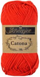 Scheepjes Catona 115 Hot Red - tűzpiros pamut fonal