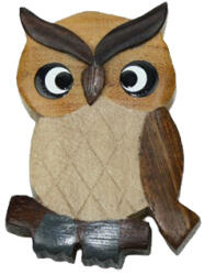 Fa mágnes fülesbagoly 5cm