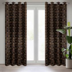 Takoy Draperie MARIGOLD din țesătură blackout cu imprimeu al frunzelor aurii de nufăr de 140 x 250 cm