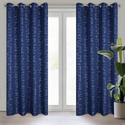 Takoy Draperie EVI cu imprimeu geometric argintiu 140 x 250 cm