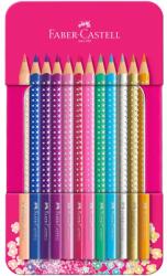 Faber-Castell Цветни моливи FABER-CASTELL Sparkle 12 цвята
