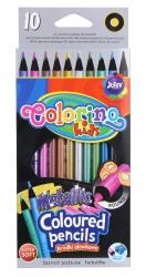 COOLPACK Цветни моливи colorino металик 10 цвята