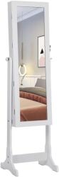 Artool Cabinet bijuterii cu oglinda, Artool, MDF, raft interior, alb, 41x36x151 cm (2435_1)