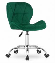 LEOBERT Scaun de birou, Artool, Avola, rotativ, catifea, verde, 53.5x55x72.5-86.5 cm (3804_1)