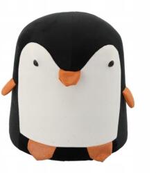 Chomik Taburet pentru copii, model pinguin, textil, lemn, negru si alb, max 50 kg, 28x34 cm, Chomik (PHO8823) - edanco