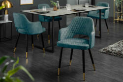 Laney Design szék Laney petrol bársony