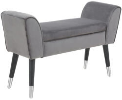 Dafina Design ülőpad Dafina 90 cm szürke bársony