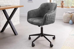 Natasha Design irodai szék Natasha sötétszürke bársony