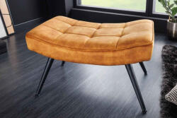 Sweden Design lábtartó Sweden mustársárga bársony