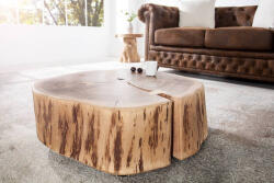 Island II Dohányzóasztal masszív akácfából Island II Circle