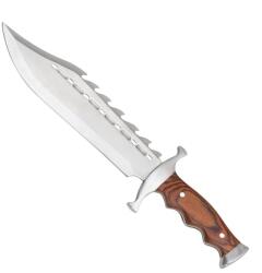 Depox Cutit de vanatoare, Bowie Wood, 38 cm , teaca inclusa (I141-1)