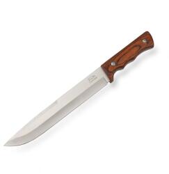 Depox Cutit de vanatoare, Wood Brown, 37.5 cm, maro, lemn, teaca inclusa (i209)