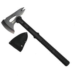 Depox Topor tactic Double Axe, otel, 40 cm, husa inclusa (H119-1)