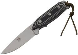 Depox Cutit de vanatoare DEPOX®, Polish Legacy, otel inoxidabil, 21 cm, negru, teaca inclusa (I83)