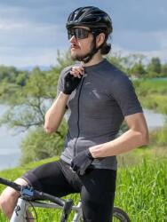 ATTIQ MERINO ICON Férfi merinó gyapjú kerékpáros mez - Szürke