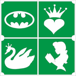  Mk Body Deco Cuki ovis sablon 4 minta az egyben 06