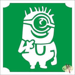  5x5 cm-es Csillám tetoválás sablon - Mignon 308