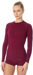 BRUBECK ACTIVE WOOL Női merinó gyapjú hosszú ujjú felső - Szilva - t-active