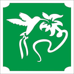  5x5 cm-es Csillám tetoválás sablon - Kolibri 28