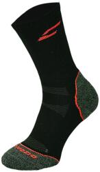 COMODO TREKKING OUTDOOR Bambusz +Polycolon túrazokni - Fekete / Narancs