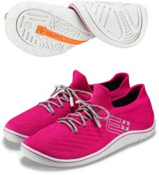 BRUBECK BAREFOOT 25' Női merinó gyapjú mezítlábas cipő - Pink / Világosszürke - t-active