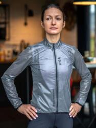 ATTIQ REFLEX ULTRALIGHT Női kerékpáros víz- és szélálló kabát - Szürke