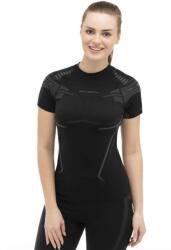 BRUBECK DRY Női rövid ujjú felső - Fekete / Grafit - t-active