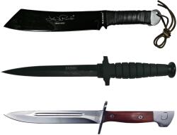 DEPOX Pachet cutite Rambo, editie de colectie, otel inoxidabil, multicolor (F15 + F30 + F100)