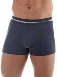 BRUBECK COMFORT WOOL Férfi merinó gyapjú boxer - Sötétkék