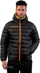 Givova OLANDA Uniszex téli sportdzseki - Fekete / Narancs