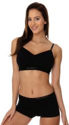 BRUBECK COMFORT COTTON Kényelmes melltartó - Fekete - t-active