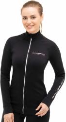 BRUBECK ATHLETIC Női cipzáras sportpulóver - Fekete