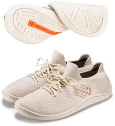 BRUBECK BAREFOOT 25' Női merinó gyapjú mezítlábas cipő - Krém - t-active