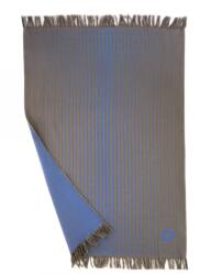 Zwoltex FOUTA Strandtörölköző (100cm×160cm) Csíkos - Kék / Barna