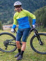 ATTIQ ENDURO SUPER FLOW Férfi hosszú ujjú felső - Neonzöld / Kék