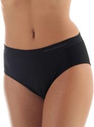 Brubeck COMFORT WOOL Női merinó gyapjú maxi bugyi - Fekete - t-active
