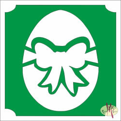  5x5 cm-es Csillámtetoválás sablon - Húsvéti tojás 445