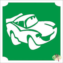  5x5 cm-es Csillám tetoválás sablon Verdák - McQueen 168 - mkbazar