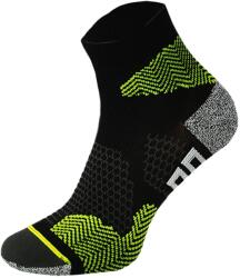 COMODO RUN PERFORMANCE Drytex Comfort téli futózokni - Fekete / Neonzöld