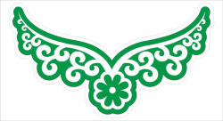  Ékszer festő sablon - Nyaklánc virág medállal 3