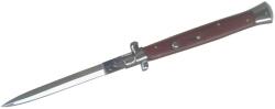 Depox Briceag automat, Italian Blade, model stiletto, otel inoxidabil, 33 cm, maro (G116-FT)