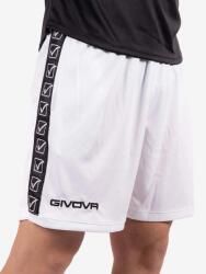GIVOVA POLY BAND Uniszex rövidnadrág - Fehér / Fekete csík