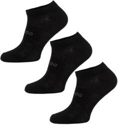 COMODO RUN PERFORMANCE Cotton rövid bokazokni 3-as csomag - Fekete