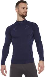 BRUBECK EXTREME MERINO Férfi merinó gyapjú aláöltözet felső - Sötétkék - t-active