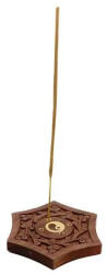  Fa Füstölő tartó Hatszög, kúphoz és pálcához