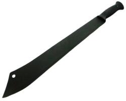 DEPOX Maceta de vanatoare DEPOX®, Survival Heir, 58 cm, otel inoxidabil, negru, teaca inclusa (A172-2)