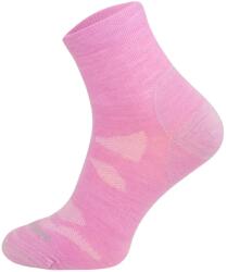 COMODO LIGHTWEIGHT OUTDOOR FRESH Merinó gyapjú túrazokni - Pink