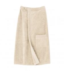 Zwoltex SAUNA Zsebes Pareo Szaunatörölköző (90cm x 140cm) - Bézs