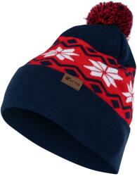 ATTIQ BLIZZARD Uniszex téli sapka - Sötétkék / Piros