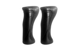 DSX Set 2 mansoane biciclete KRIS Ergo 0103, PVC, 120mm, culoare negru (A709)